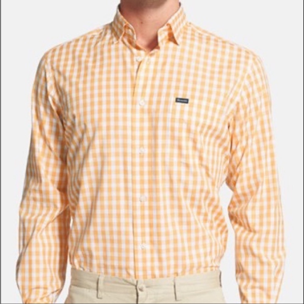 👔Faconnable Luxury Business Casual Button Down Gingham Plaid Shirt